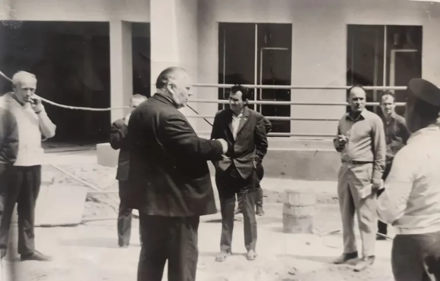 Сдача 2 корпуса санатория им. Ленина. 1970-ые годы.