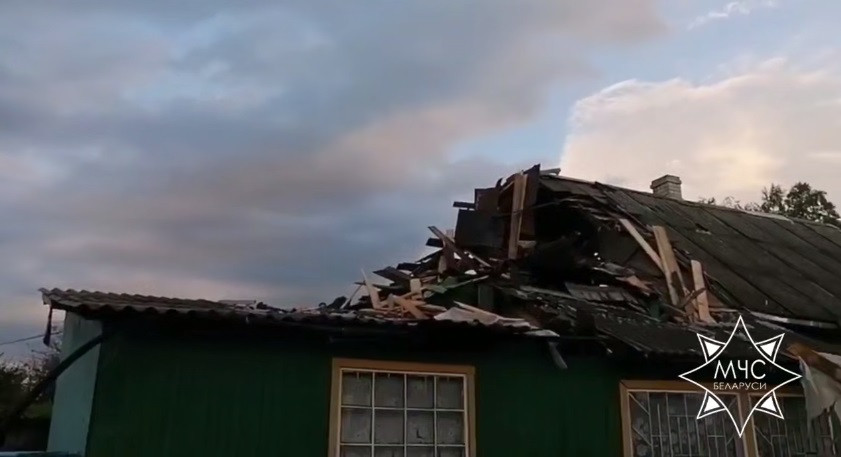 Последствия непогоды в Могилевской и Брестской областях. Фото: МЧС.