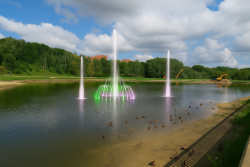 В Могилеве на Дубровенке появится новый каскадный фонтан: работы уже ведутся