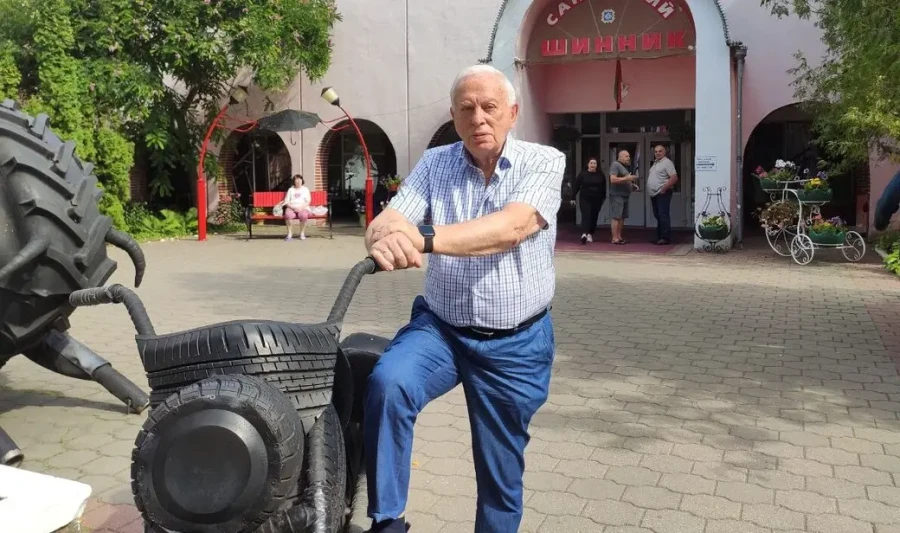 13.08. 2025 г. Бобруйск. Олег Ефимович Морткович в санатории «Шинник».