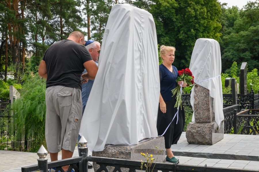 05.08.2025. Минская, 106. Открытие обновленных памятников на месте братских могил евреев, погибших в период немецкой оккупации