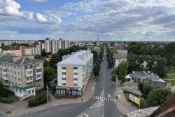 Вид на город с купола гостиницы «Бобруйск» (+видео ремонта)