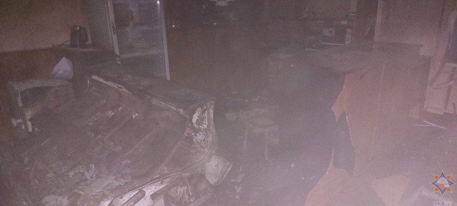 В Могилеве ночью горела школьная столовая