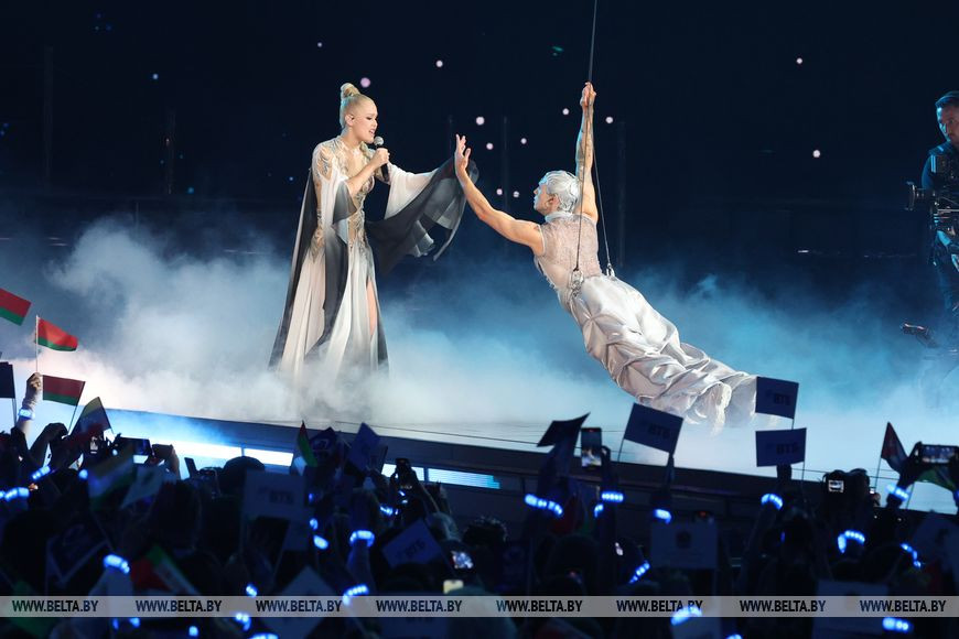 Выступление белоруски Насти Кравченко. Фото: БЕЛТА.