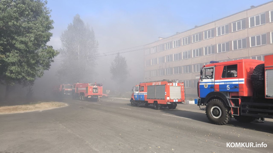 Бобруйск, 14 сентября 2025 года. Пожар в кафе «Авиатор»