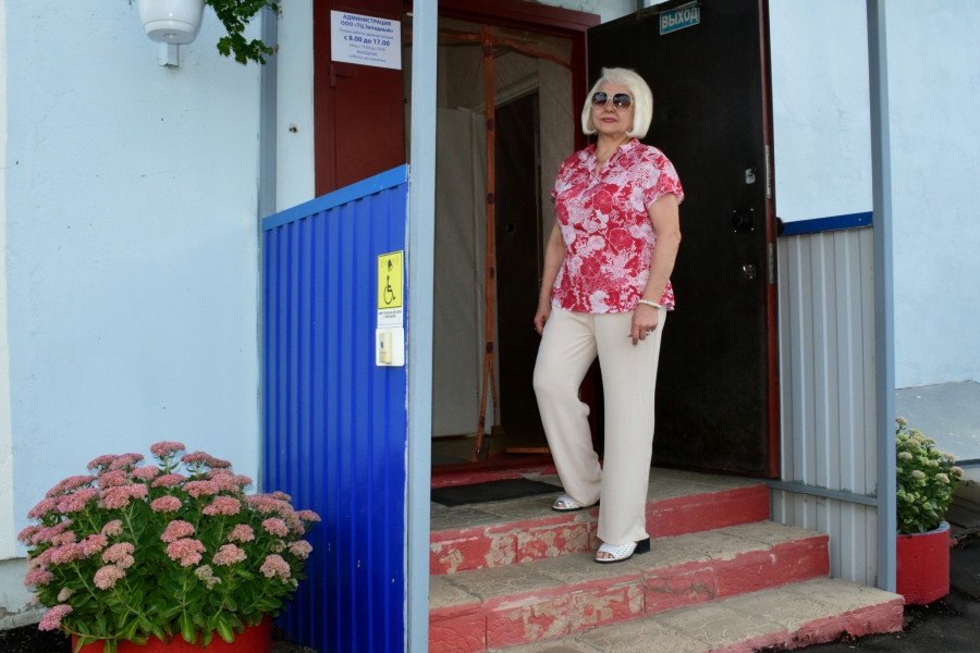 Бобруйск, 5 сентября 2025 года. Людмила Метельская, директор «Западного» рынка.