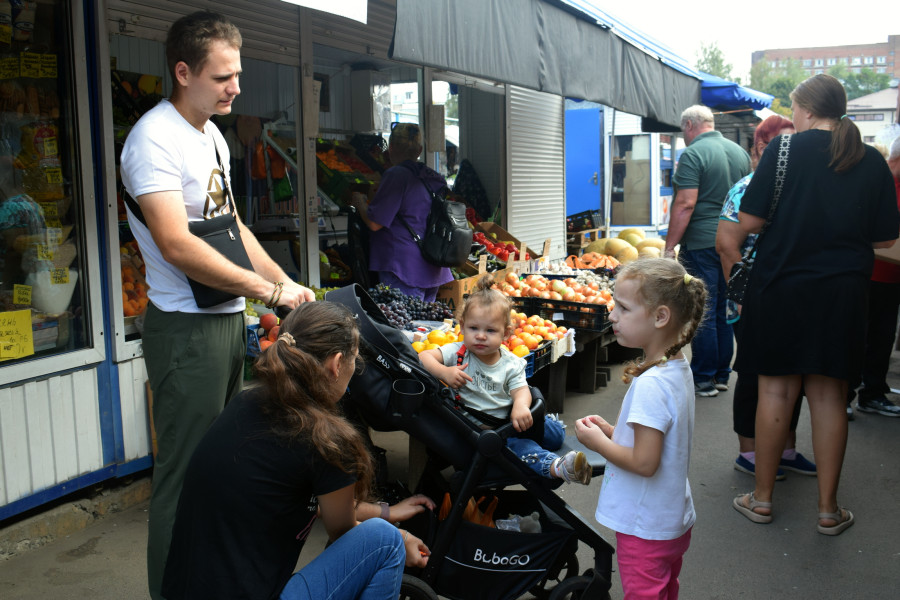Бобруйск, 5 сентября 2025 года. Рынок «Западный».