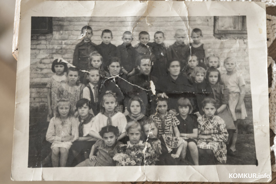 1950-е. Бобруйск.  Средние классы СШ № 8. 