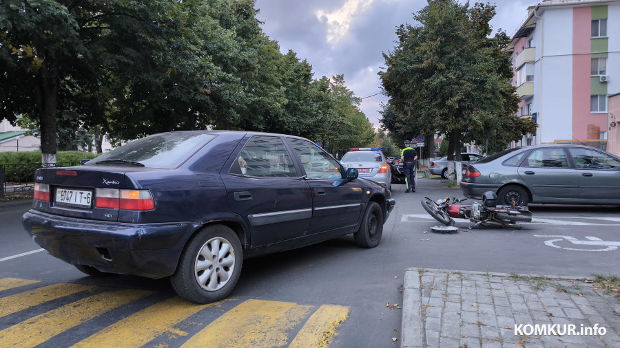 8.09.2025. Бобруйск. ДТП на пересечении улиц Гоголя и Социалистической