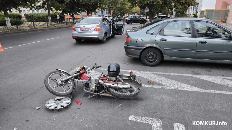 8.09.2025. Бобруйск. ДТП на пересечении улиц Гоголя и Социалистической