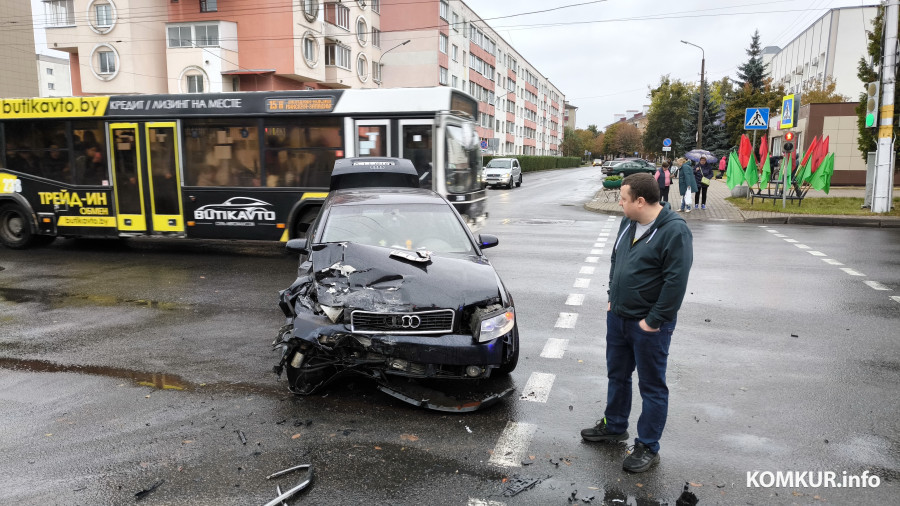 29.09.2025. Бобруйск. ДТП на пересечении улиц Минская и Пушкина
