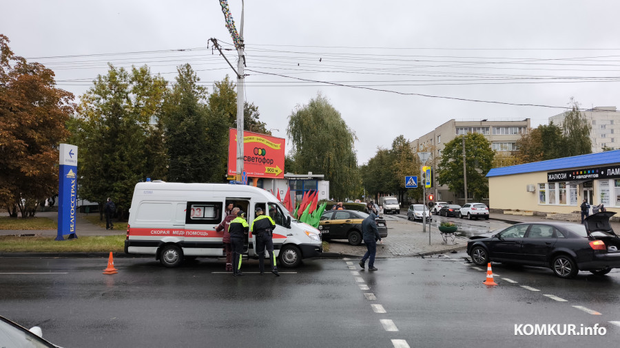 29.09.2025. Бобруйск. ДТП на пересечении улиц Минская и Пушкина