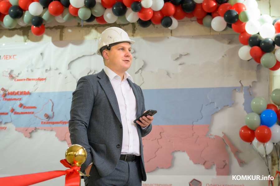 03.09.2025. Ул. Силикатная, 1. ООО «Настилекс», производитель прессованного и сварного настила. Открытие производственного цеха. Андрей Куделко.