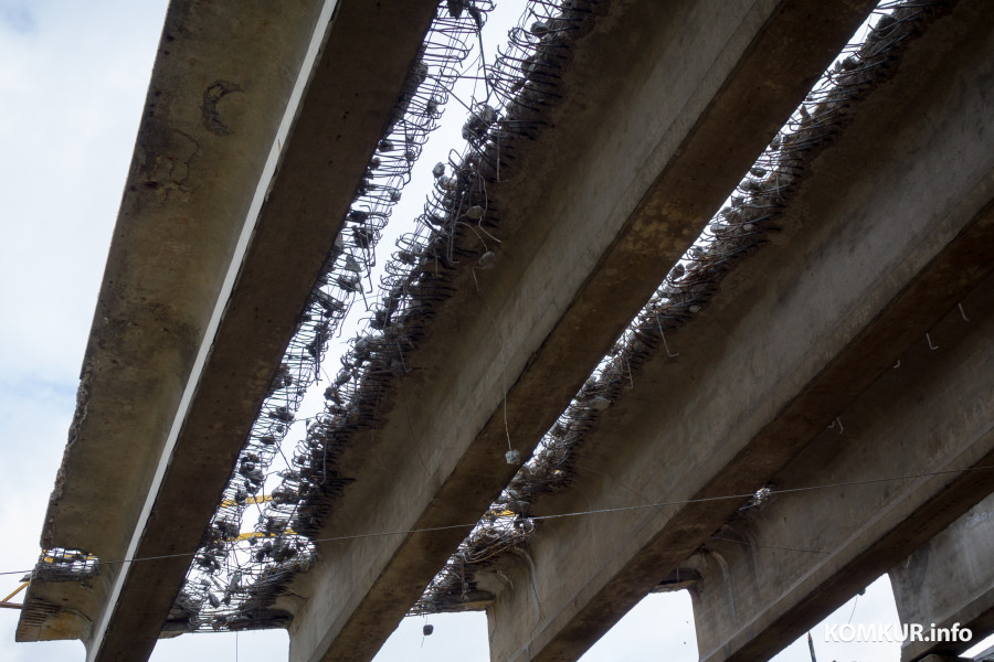 18.09.2025. улица Крылова, Первомайский район, Бобруйск, Могилёвская область, 213819, Беларусь. Реконструкция путепровода на улице Крылова