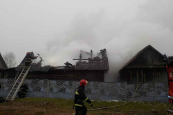 В Бобруйске на улице Панфилова горела баня. Погиб мужчина