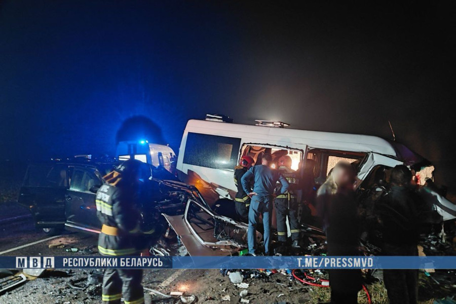 Смертельное ДТП с маршруткой в Светлогорском районе: шесть человек погибли, десять доставлены в больницу (дополнено)