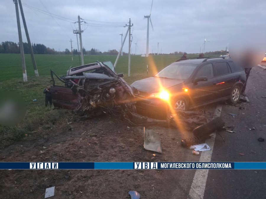 Четыре автомобиля столкнулись в Могилевском районе: есть пострадавшие