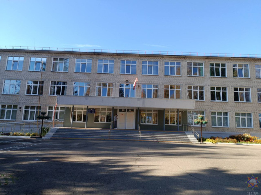 11 октября 2025 года. Пожар в Лапичской средней школе в деревне Ручей Осиповичского района.