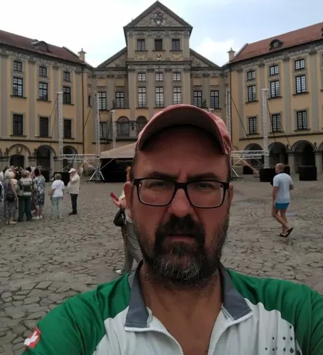 Константин Царик в Несвиже. 