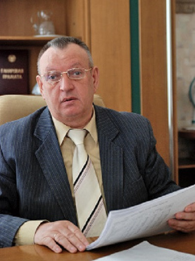 2011 год. Александр Николаевич в кабинете директора гостиницы «Бобруйск». Фото Александр Чугуев.