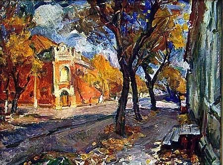 Абрам Рабкин. Бывшая бобруйская синагога на Шоссейной.