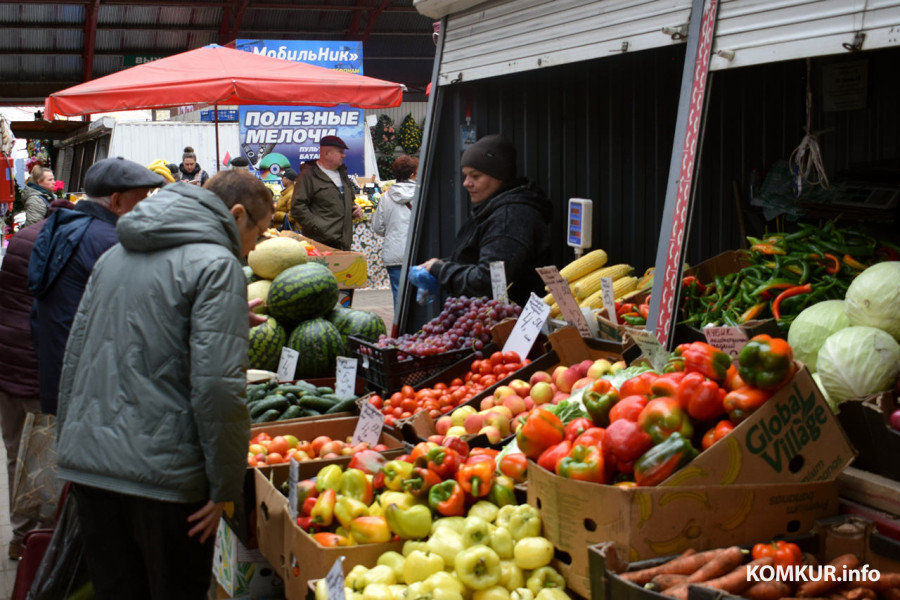 10 октября 2025 года. Центральный рынок Бобруйска.