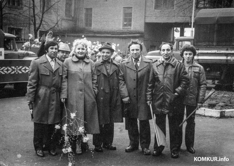 70-80-е годы. Бобруйск. После официальной части главного праздника страны.