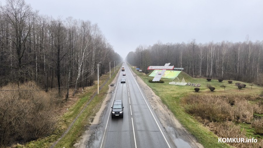 Дорогу, соединяющую Бобруйск с трассой «Минск – Гомель», планируется расширить