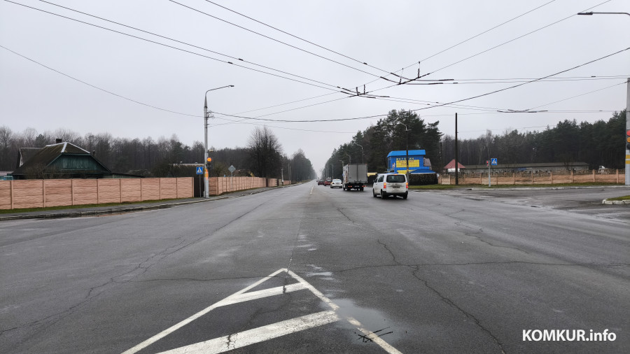 21.11.2025. Бобруйский район. Автоподход №1 от автодороги М5 до города.