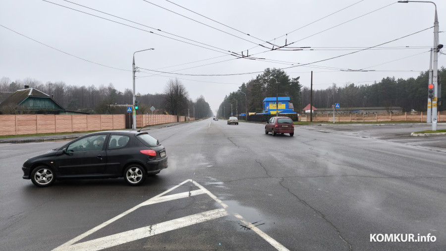 21.11.2025. Бобруйский район. Автоподход №1 от автодороги М5 до города.