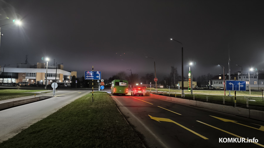 28.11.2025. Новая схема движения у путепровода на станции «Бобруйск» уже действует.