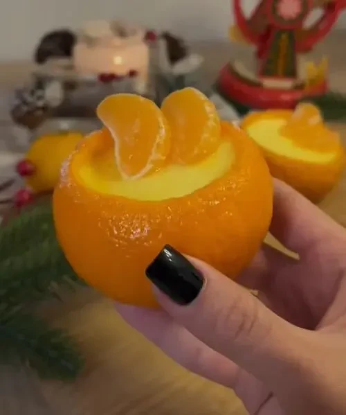 Десерт «Мандаринка».