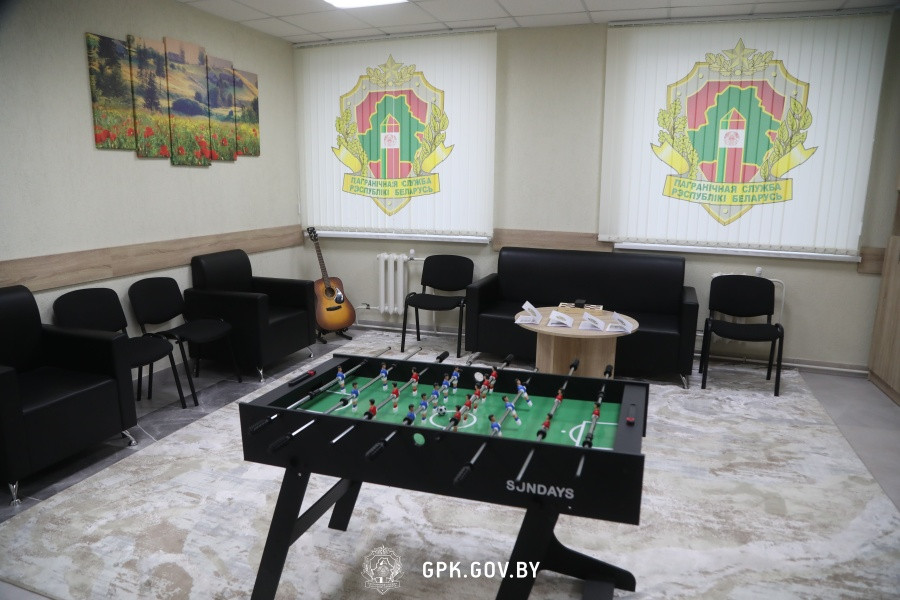 4 декабря 2025 года. На белорусско-украинской границе в Ельском районе открыт обновленный комплекс погранзаставы. Фото: ГПК.