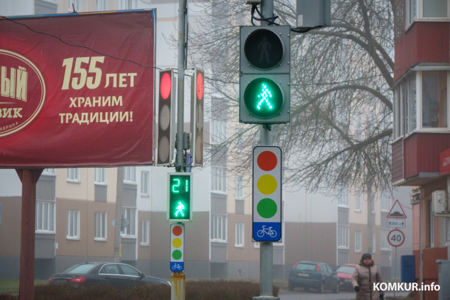 19.12.2025. Минская улица. Велосипедные светофоры