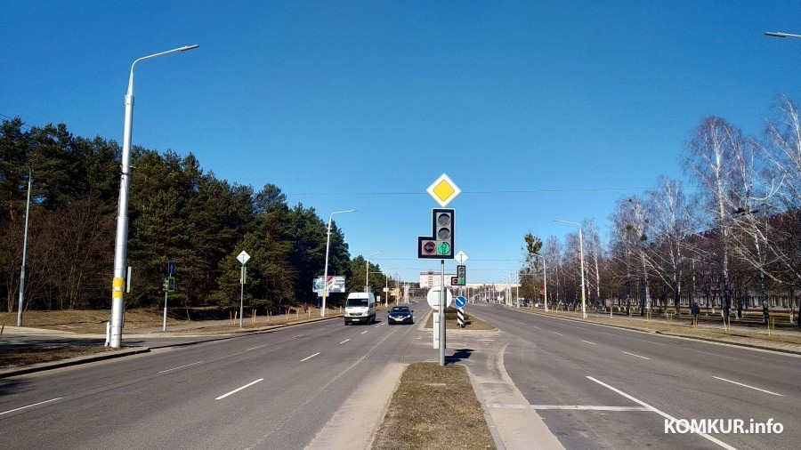 Бобруйск. Минская улица в районе ОАО "Белшина".