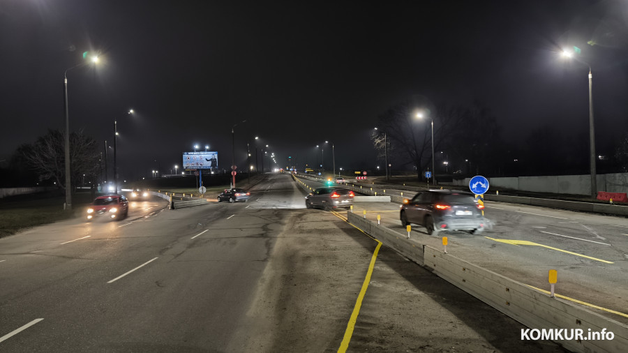 28.11.2025. Новая схема движения у путепровода на станции «Бобруйск» уже действует.