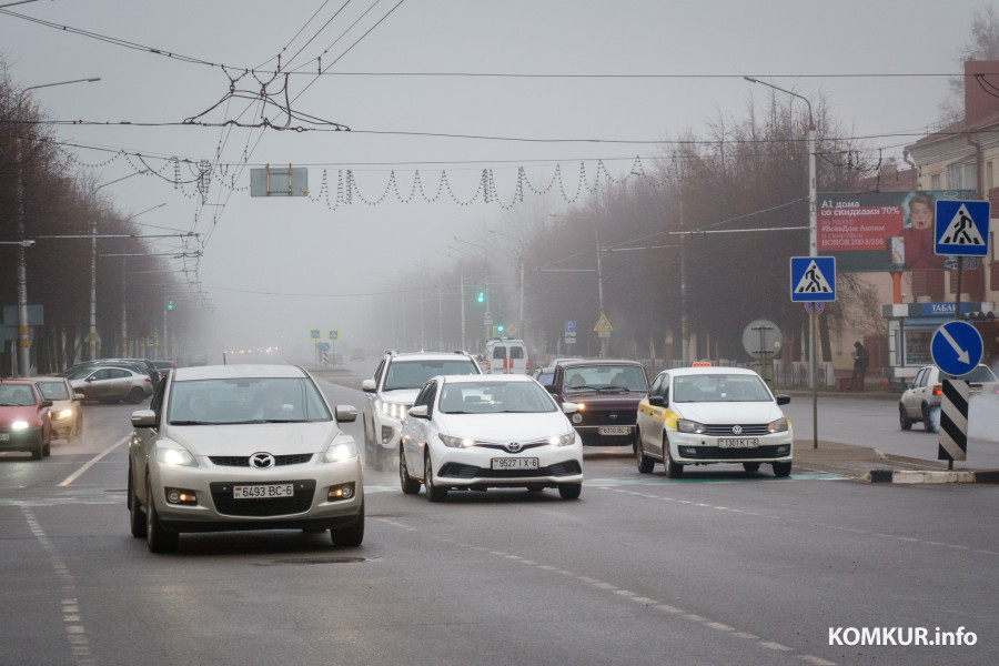19.12.2025. Минская улица. Перекресток Минской и Октябрьской улиц