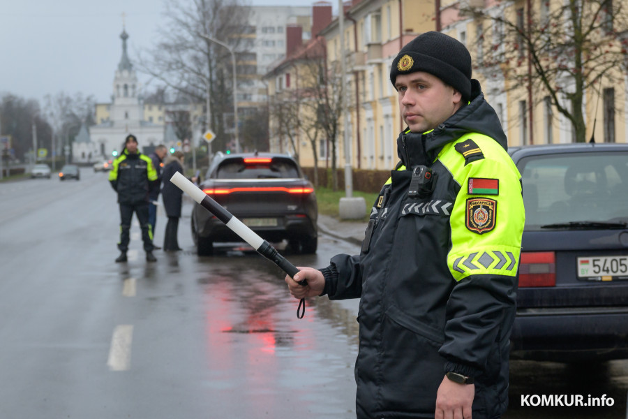 05.12.2025. Минская улица. Республиканская профилактическая акция «Зима – экзамен для водителя»