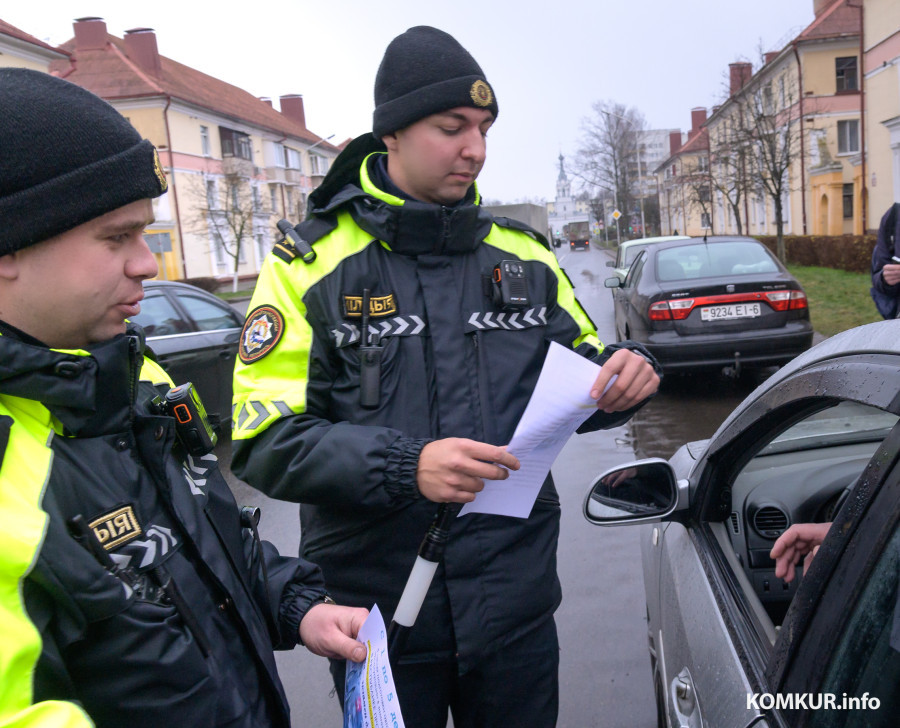 05.12.2025. Минская улица. Республиканская профилактическая акция «Зима – экзамен для водителя»