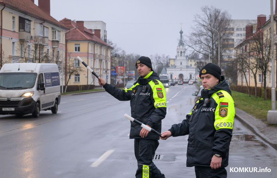 05.12.2025. Минская улица. Республиканская профилактическая акция «Зима – экзамен для водителя»