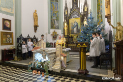 Рождественское богослужение в Костеле Непорочного Зачатия Пресвятой девы Марии в Бобруйске. Фоторепортаж