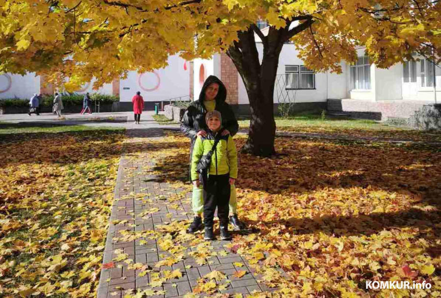 2025 год. Юлия Шелковина с сыном Георгием.