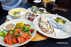 Кулинарный фестиваль в Могилеве: ресторан «Санта Мария» порадовал нежным крем-супом, лососем с запеченной тыквой и ароматом глинтвейна