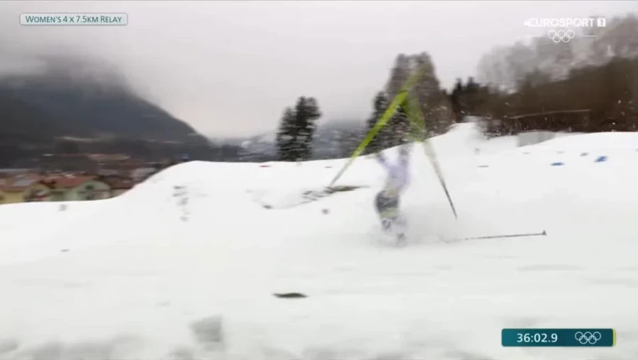 14.02.2026, Олимпийские игры. Это не фристайл акробатика, это лыжные гонки...