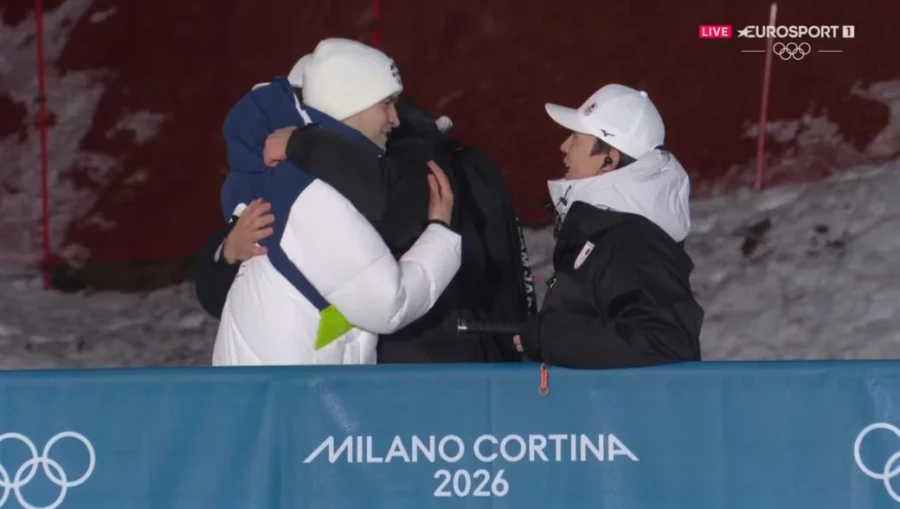 14.02.2026, Олимпийские игры. Тренеры прыжков с трамплина , Словения и Япония