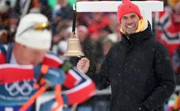 17.02.2026, Олимпийские игры. Футбольный Юрген Клопп на биатлоне. Фото Getty images