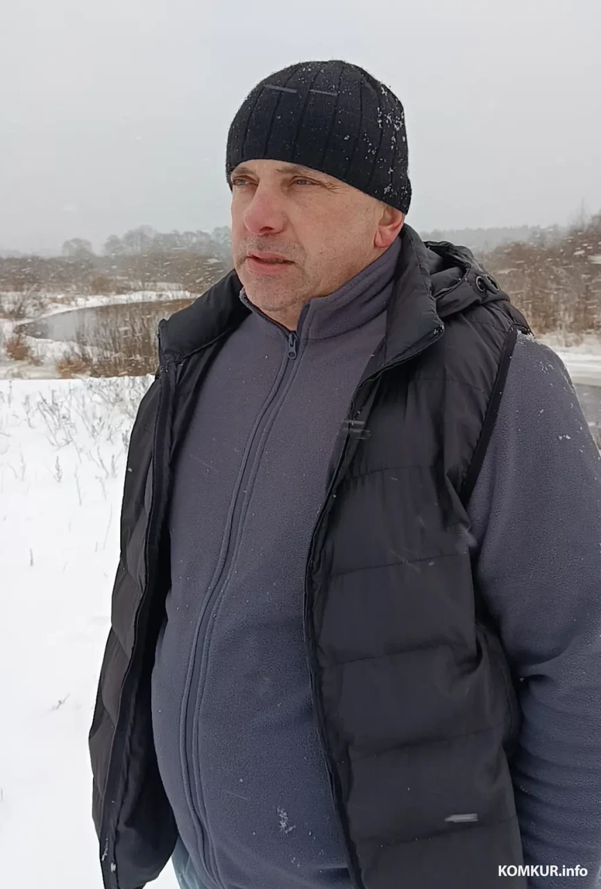 2.01.2026 г. Юрий Алёхна на реке Птичь возле Глуска