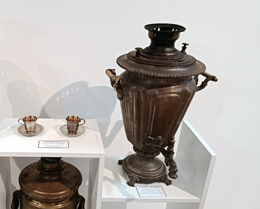  12.12.2025 г. Выставка самоваров в Глусском историко-краеведческом музее. 