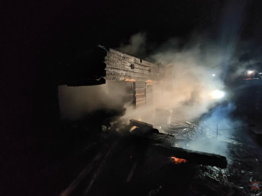 17.02.2024 г. Кировский район, д. Стража. Фото: Могилевское областное УМЧС