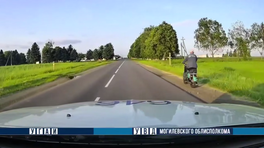 Пьяного мотоциклиста задержали в Бобруйске